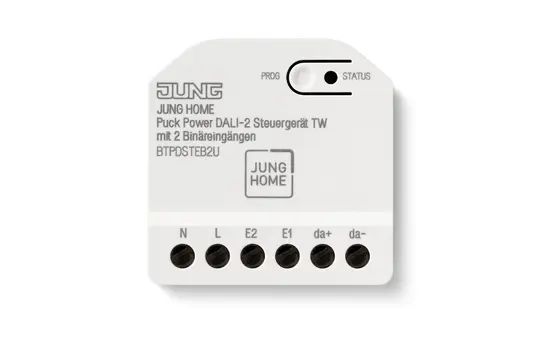 JUNG BTPDSTEB2U Puck Power DALI-2 Control Unit TW JUNG HOME 2 binary inputs