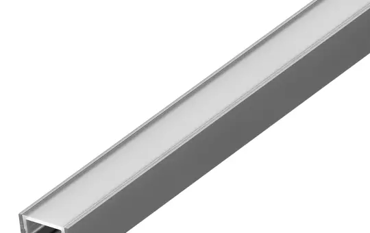 BARTHELME 62378002 Profilé en aluminium BARdolino Midi plat | aluminium anodisé | 2 m