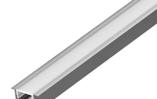 BARTHELME 62378152 Profilé en aluminium BARdolino Midi T aluminium anodisé | 2 m