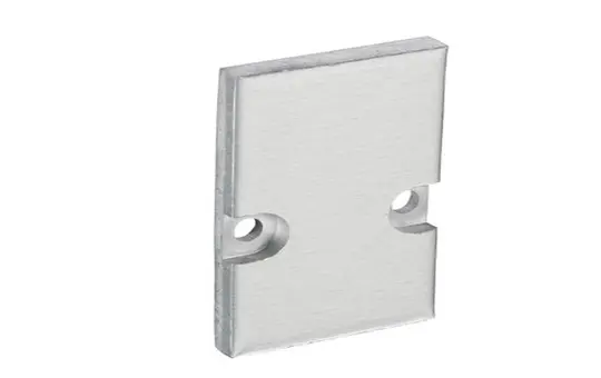 BARTHELME 62399110 Embout BARdolino H 2 pièces, 4 vis | aluminium anodisé