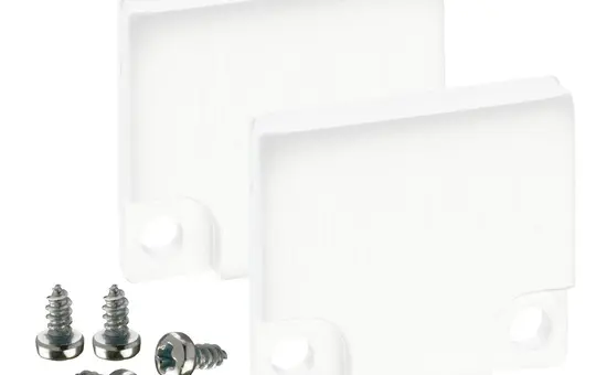 BARTHELME 62398613_9010 End cap BARdolino high, 2 pieces | pure white