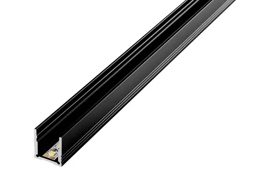 BARTHELME 62399102_9005 Aluminium profile BARdolino high | jet black | 2 m