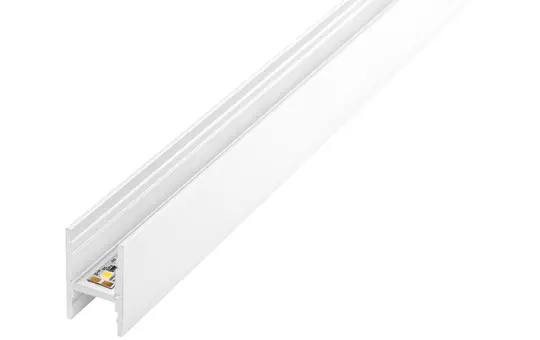 BARTHELME 62399111_9010 Aluminium profile BARdolino H pure white | 1 m