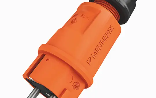 MENNEKES 152042 Fiche SCHUKO IP54 16 A, 2 pôles + PE, 230 V | orange