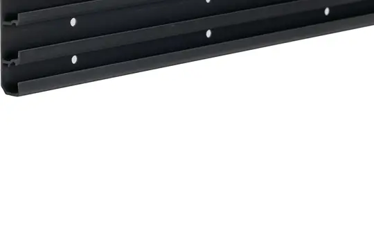 HAGER SL200711 tehalit skirting trunking lower part 3 chambers | black | 20x70 mm