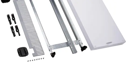 HAGER UD41A2 Module universN vertical, for terminal blocks | 600x250 mm