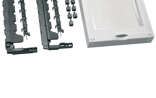 HAGER UE21A9 universN module for busbars for 40 mm system, for NH00/1/2 base | 300x250 mm