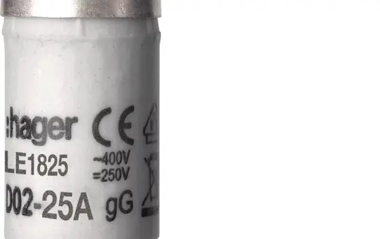 HAGER LE1825 Fusible D02 D02, 25 A