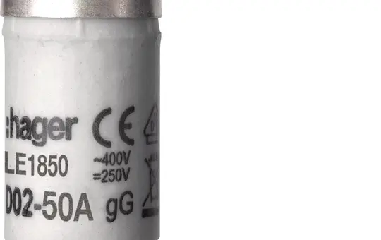 HAGER LE1850 Fusible D02 D02, 50 A