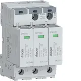 HAGER SPE340 Surge Arrester Type 2 3-pole, 40kA, TNS/TT, Uc 275V