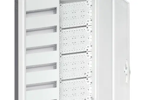 HAGER FWU62K1 Field Distributor IP30 with Multimedia Compartment 2 fields, 4 cable entries | 950 mm
