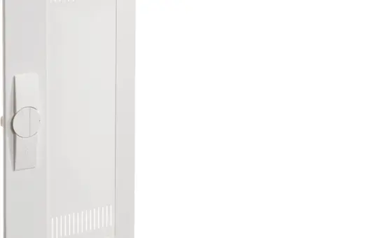 HAGER FZ005NM Door for Cabinet IP3X right, media slotted | pure white | 650x300 mm