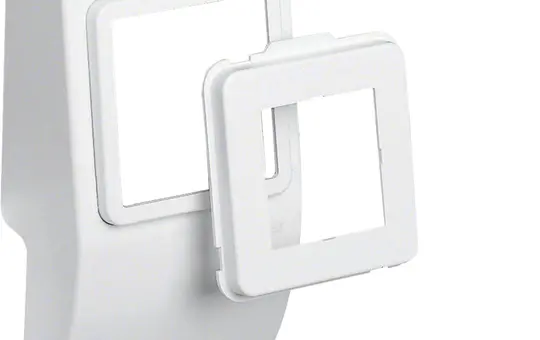 HAGER L22619010 tehalit device carrier for SL 20051 empty, angular | pure white