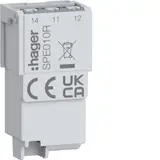 HAGER SPE010R Telecommunication contact for T2 surge arrester 1-pole