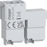HAGER SPE020R Telecommunication contact for T2 surge arrester 2-pole