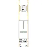 HAGER UF51WPV2TT Converter Cabinet PV Field universN Circuit breaker 200 A, motor drive 230 V AC | 1350 mm
