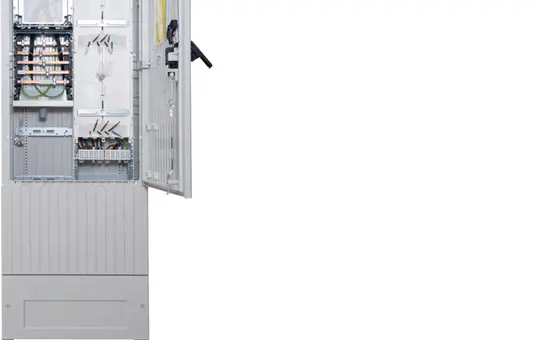 HAGER ZAS205BD25A Meter Connection Column 205 universZ 2 meter positions, 3-point, 5-pole, basic, APZ