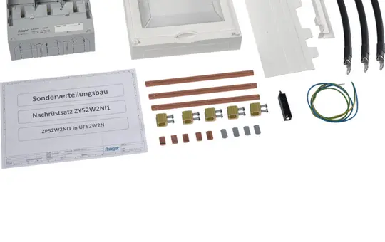 HAGER ZY52W2N Fitting Package with NH1 base for UF52W2N