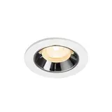 SLV 1009285 LED recessed ceiling light round NUMINOS XS 6.9 W, 2700 K, 40° | white/chrome