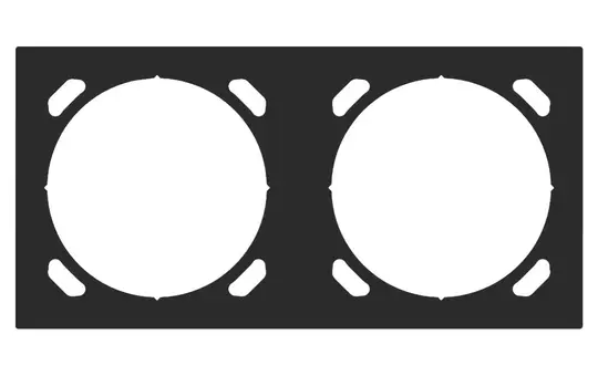 GVS Intermediate Frame for WALTZ 1-Gang Cover Frame 