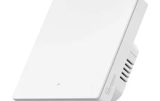 SONOFF ZBM5-1C-86W Capteur tactile Zigbee encastrable célibataire | blanc mat | 86x86 mm