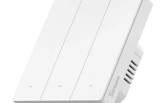 SONOFF ZBM5-3C-86W Capteur tactile Zigbee encastrable tripler | blanc mat | 86x86 mm