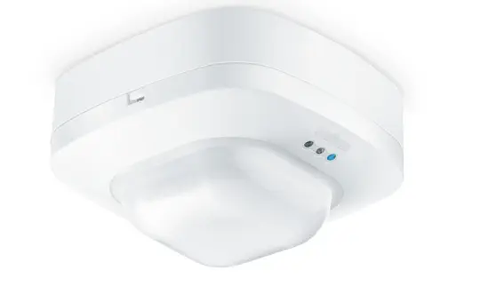 STEINEL 592400 Ceiling Presence Detector IR Quattro HD Square Surface-mounted, 1 relay | white