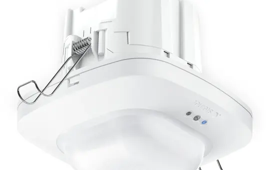 STEINEL 088828 Ceiling Presence Detector IR Quattro HD DALI Square Ceiling installation, duo | white