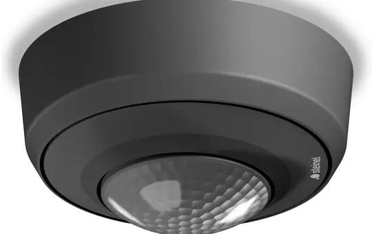 STEINEL 085032 Ceiling Presence Detector PD IR 4360 round Surface-mounted, 1 relay, 8 m | black