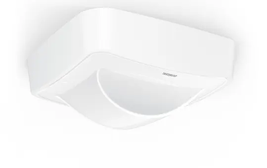 STEINEL 086343 Ceiling Presence Detector Hallway Square Surface-mounted, 2 relays | white