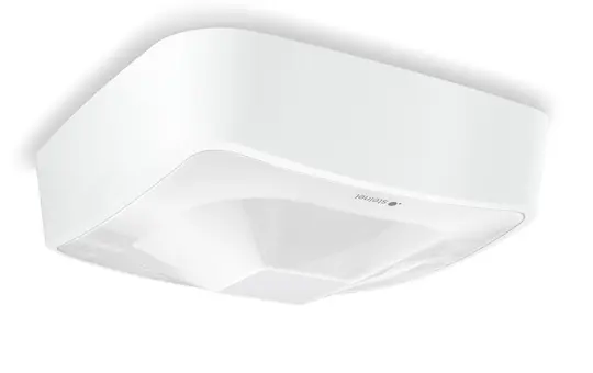 STEINEL 086640 Détecteur de présence plafond HF 360 IP V2 carré Montage en surface | rose en cuivre forgé