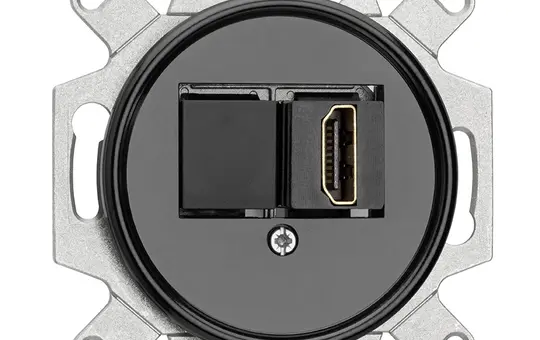 THPG 101364 Module de communication en bakélite HDMI | acier inoxydable forgé