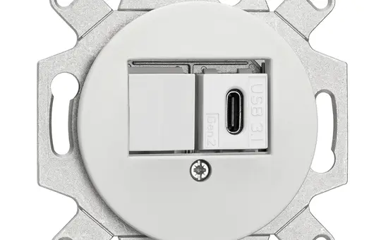 THPG 181984 Module de communication en porcelaine USB-C | rose en cuivre forgé