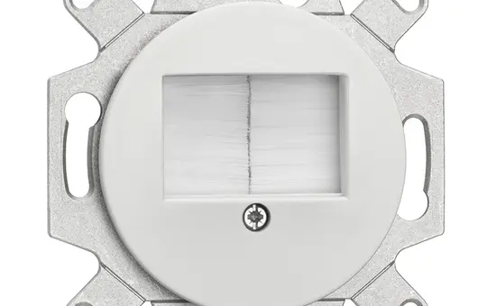 THPG 181986 Communication Insert Porcelain cable pass-through | white