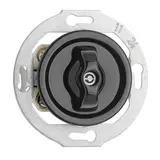 THPG 174009 Venetian Blind Rotary Switch Porcelain single | black