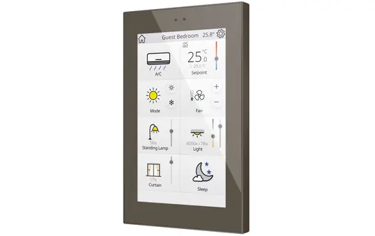 ZENNIO ZVIZ50M KNX touch panel mocha | 5 inches