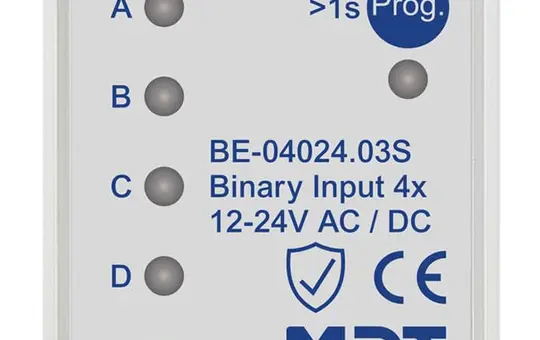 MDT BE-04024.03S KNX Binary Input 24 V 4-way, Secure