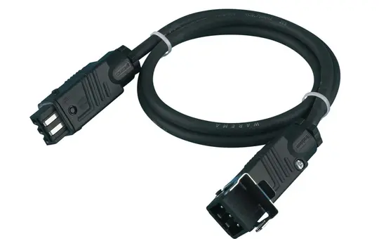 WAREMA 634043 Câble de connexion pour moteurs de protection solaire 4 broches, STAS 3 et STAK 3 | 4 m