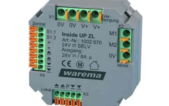 WAREMA 1002670 Motor control unit Inside UP, single-gang, ZL
