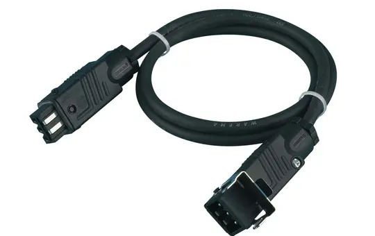 WAREMA 634139 Rallonge de câble 4 broches, STAS 3 et STAK 3 | 0,5 m