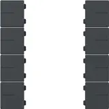 GIRA 502028 Rocker set for Touch Sensor 4.55 Plus 4-fold | anthracite
