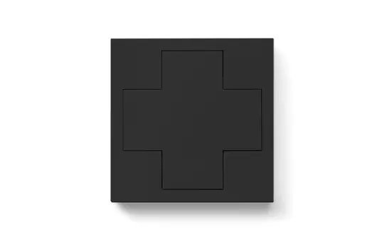 LUNATONE 86459545-B+R wDALI-2 Switch Cross Set Switch Cross & Receiver | black