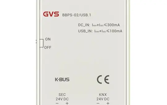 GVS BBPS-02/USB.1 KNX USB Interface with additional power supply