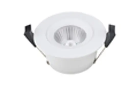 SIGOR 5711201 Spot encastrable Argent IP54 8 W 3000-2000K 36° 430lm Ra95 dtw orientable à 360° | blanc | ⌀90x46 mm