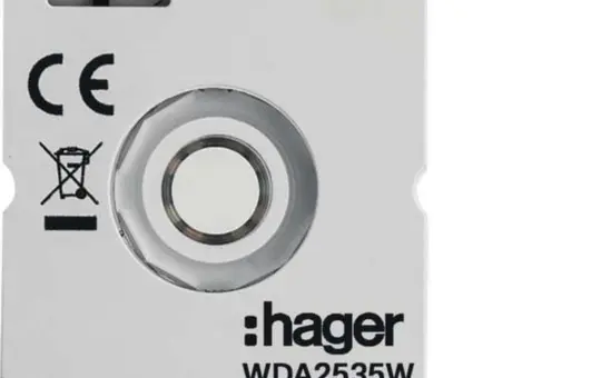 HAGER WDA2535W LED module rotary switch 230 V, with neutral conductor