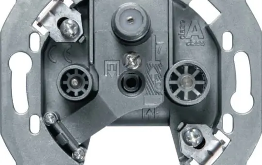 HAGER WDF4593 Antenna Socket Triple socket, SAT/TV/FM, single socket