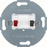 HAGER WDF4800PW1 Speaker Connection Socket standard | polar white matt