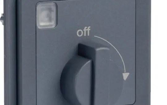 HAGER WNA009 Minuterie IP55 W.1 15 minutes, mécanique, boîtier à montage en surface/encastré | gris