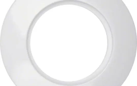 HAGER WTD3100WG Cover Frame 1930 single | polar white glossy