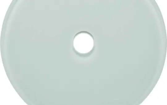 HAGER WTD7671GWG Glass Cover Plate Glass Series for rotary switches/pushbuttons, end plate | polar white